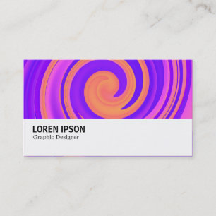 Carte De Visite Hi-Phi - Abstrait Swirl 250816 - 01c