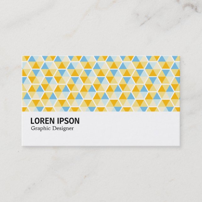 Carte De Visite Hi-Phi - Hexagon Motif 03 (Devant)