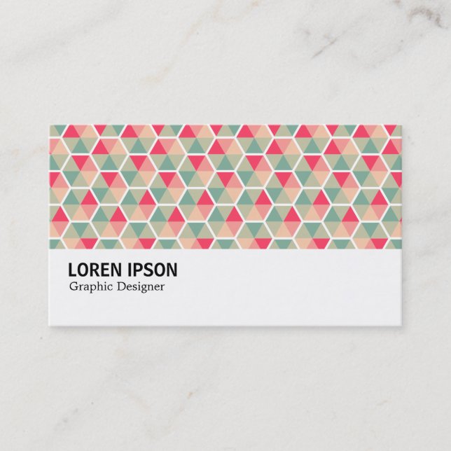 Carte De Visite Hi-Phi - Hexagon Motif 04 (Devant)
