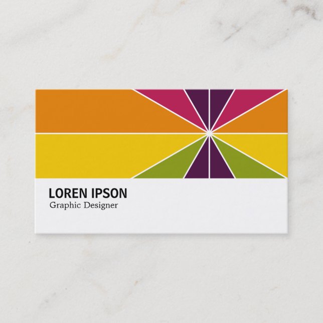 Carte De Visite Hi-Phi - Segments couleur 02 (Devant)