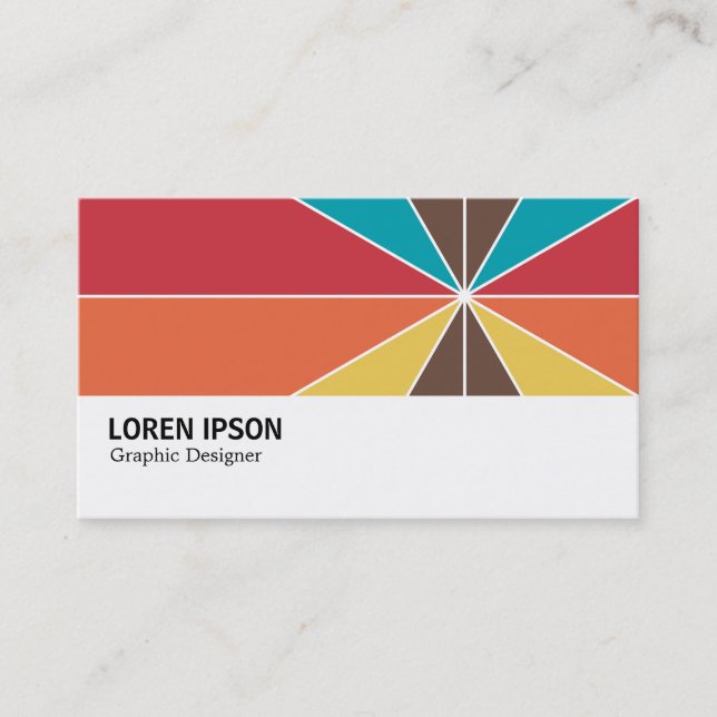 Carte De Visite Hi-Phi - Segments couleur 05 (Devant)