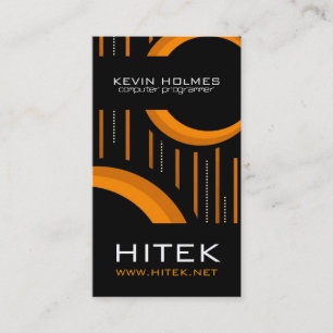 Carte de visite high-tech moderne