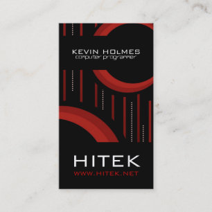 Carte de visite high-tech moderne