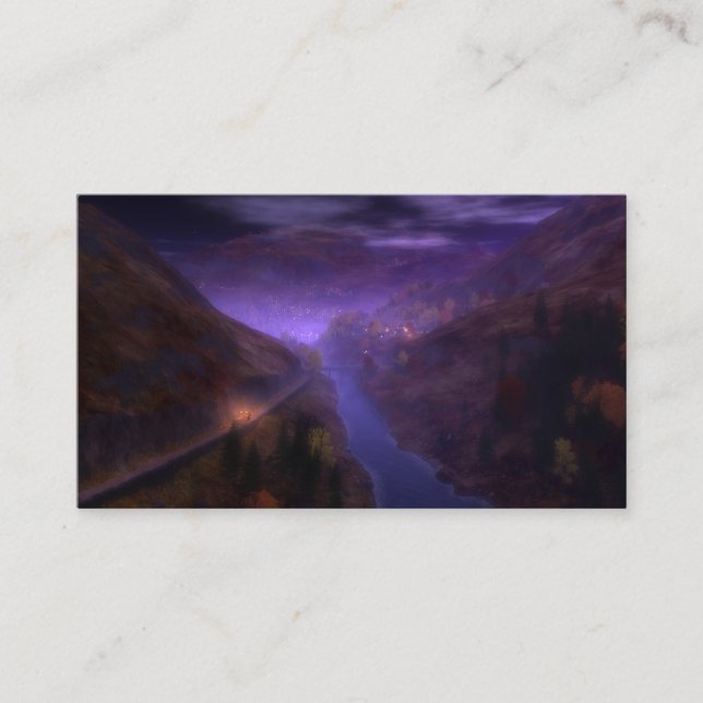 Carte De Visite Highland Home Lights Signets (Devant)