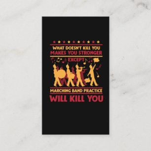 Carte De Visite Hilaried Marching Band Trumpet Drum Music