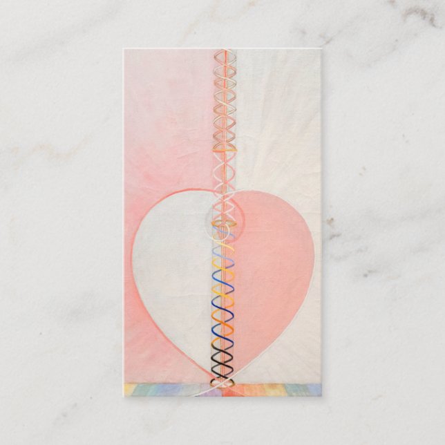 Carte De Visite Hilma af Klint La Colombe (Devant)