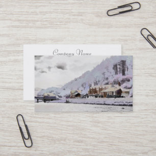 CARTE DE VISITE HIVER AU PAYS DE GALLES