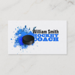 Carte De Visite Hockeys Coach