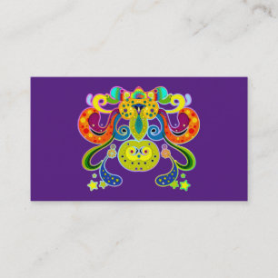Carte De Visite holiES - abstraite vache sainte heureuse + vos idé