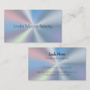 Carte De Visite Hologramme esthétique