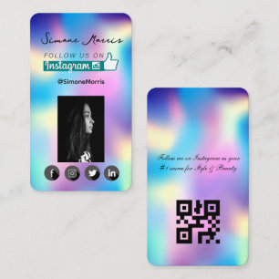 Carte de visite Holographique