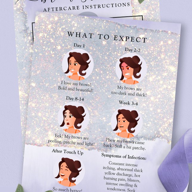 Carte De Visite Holographique Parties scintillant violet luxueux P (Créateur téléchargé)