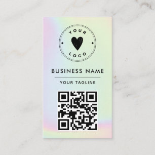 Carte De Visite Holographique tendance Ajoutez votre logo et votre