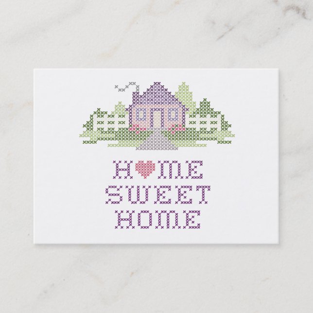 Carte De Visite Home Sweet Home (Devant)
