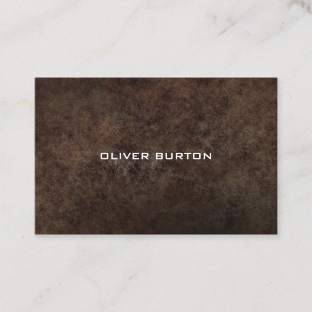 Carte de visite homme avec texture (Devant)