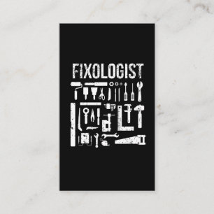 Carte De Visite Homme d'Humour de travail du bois de charpentier a