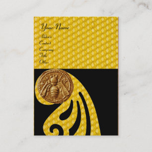 CARTE DE VISITE HONEY BEE, BEEKEEPER APIARIST