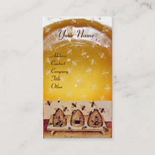 CARTE DE VISITE HONEY BEE, MAINTIEN DE L'OEUVRE, APIARISTE DE L'OE