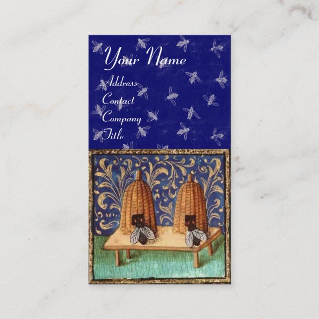 CARTE DE VISITE HONEY BEE, MAINTIEN DE L'OEUVRE, BOÎTE D'OEUVRE (Devant)