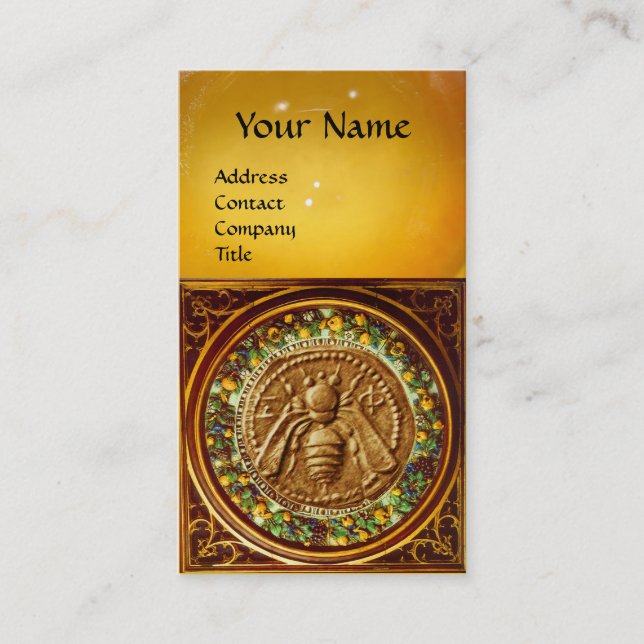 CARTE DE VISITE HONEY BEE, MAINTIEN DE L'OEUVRE, MAINTIEN DE L'OEU (Devant)