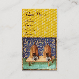 CARTE DE VISITE HONEY BEE, MAINTIEN DES OEUVRES, MONOGRAMME DE L'O