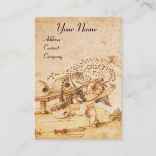 Carte De Visite HONEY BEE SCEAU DE CIRE BROWN / Cupidon le voleur
