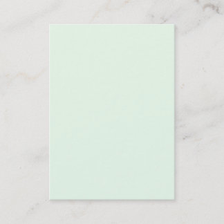 Carte De Visite Honeydew vert clair Solid Trend couleur Arrière -