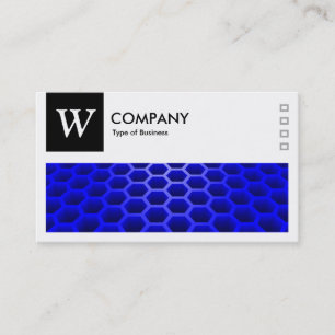 Carte De Visite Honeypeb Blue - Logo et Panneau v2 - Noir