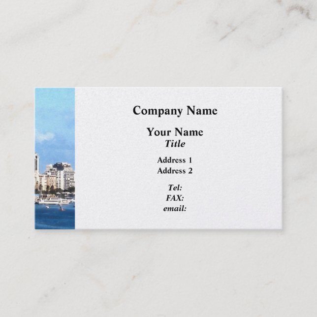 Carte De Visite Horizon de San Juan (Devant)