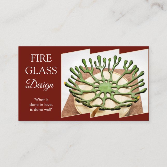 Carte de visite horizontal de Bourgogne (Devant)