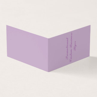 Carte de visite horizontal plié de livre