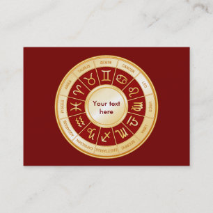 Carte De Visite Horoscope Mandala