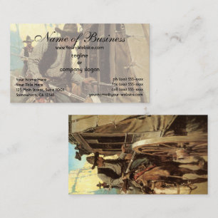 Carte De Visite Hors-la-loi admirable par NC Wyeth