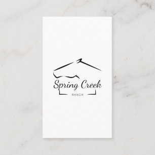 Carte De Visite Horse Ranch Ferme à cheval