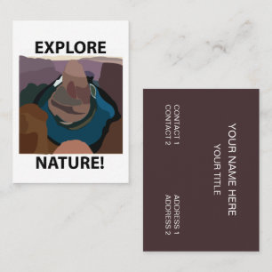 Carte De Visite Horseshoe Bend Explorer la nature Horseshoe Bend