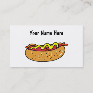 Carte De Visite Hot dog