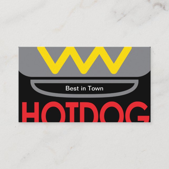 Carte De Visite Hotdog 2 (Devant)