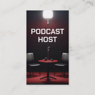 Carte De Visite Hôte Podcast