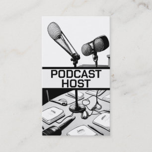 Carte De Visite Hôte Podcast