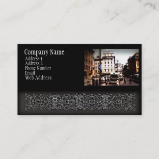 Carte De Visite Hôtel vintage Allemand Avec Bus