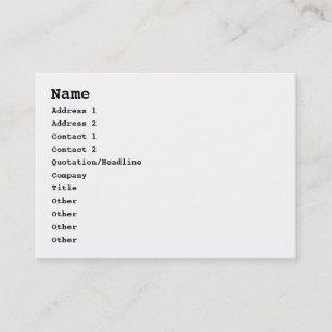 Carte De Visite http://ster / code html