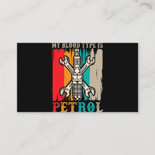 Carte De Visite Humour mécanique automobile course de traction ess