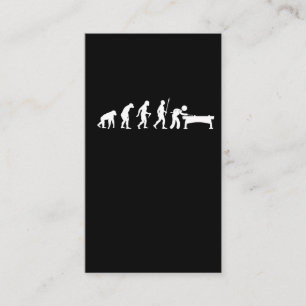 Carte De Visite Humour sportif de Billiard Evolution