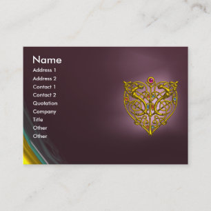 Carte De Visite HYPER VALENTINE AMÉTHYST, violet violet rose