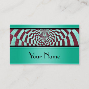 Carte De Visite Hypnose stripes grunch + votre texte