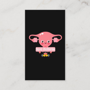 Carte De Visite Hystectomie Chirurgie Récupération Uterus Felicia