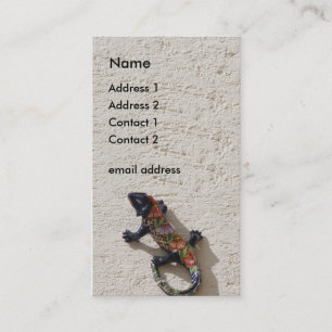 Carte De Visite i lizard