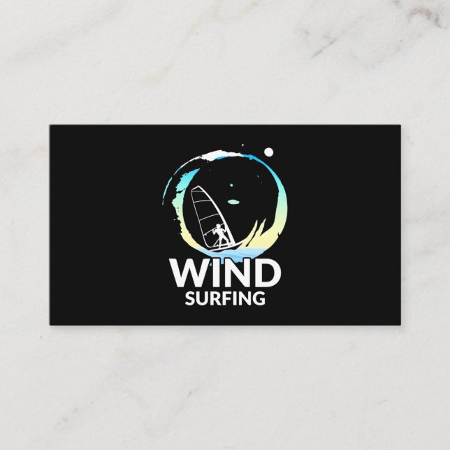 Carte De Visite I Love Windsurf (Devant)