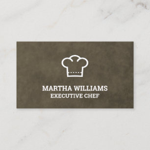Carte De Visite Icône Casquette chef