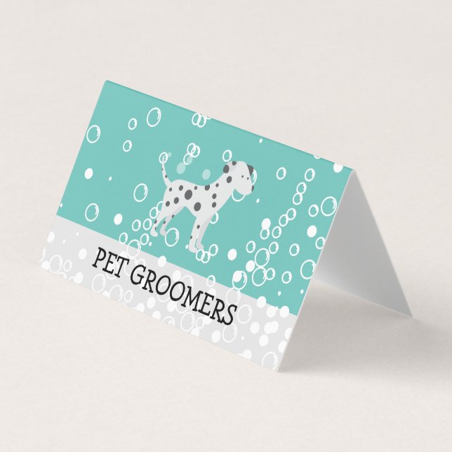 Carte De Visite Icône Chien | Groomer | Services animaux (Devant)